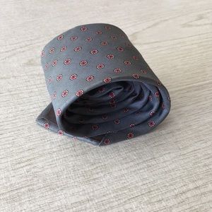 Stafford All Silk Gray Polka Dot Men's Neck Tie